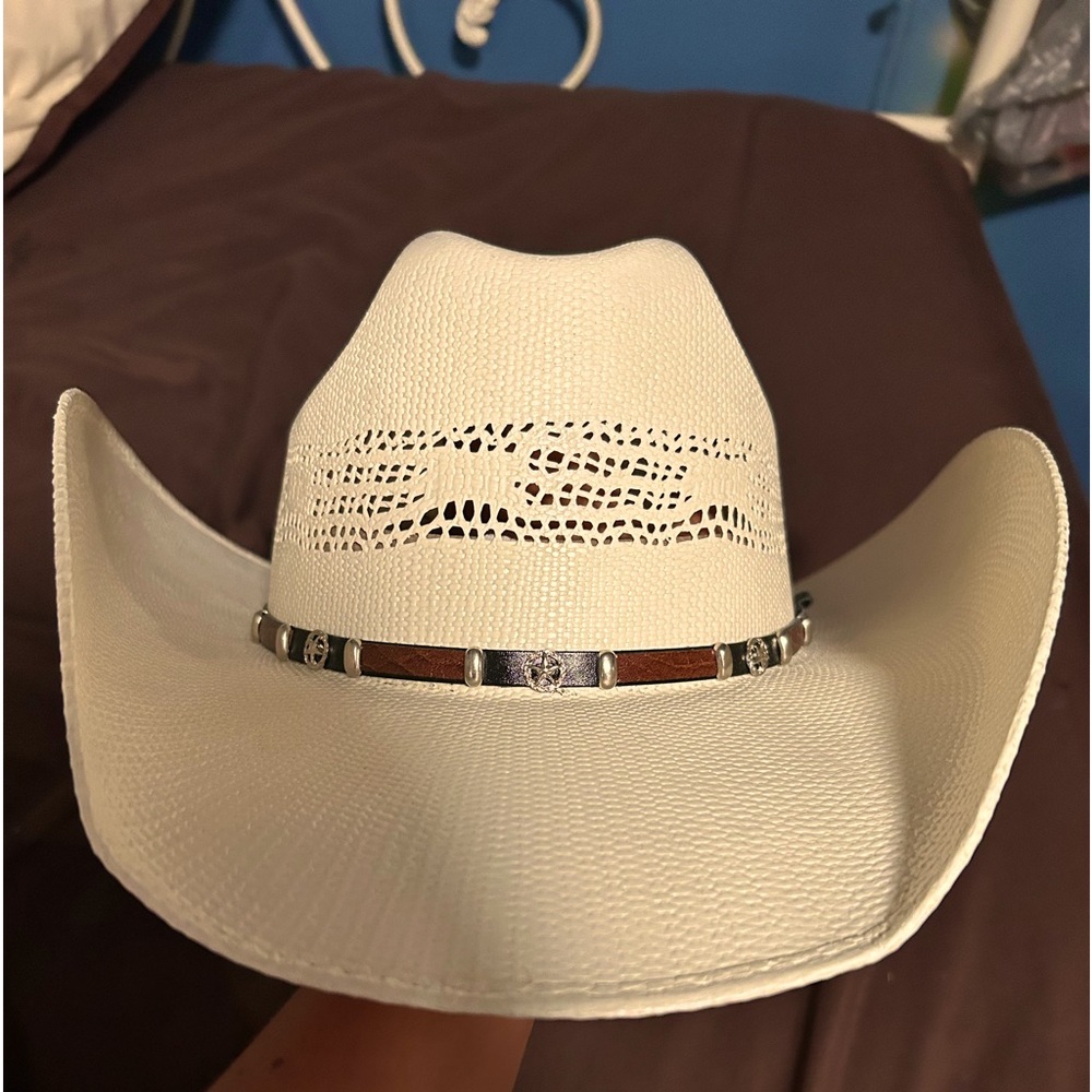 Bangora 20x straw bull hide go around cowboy hat